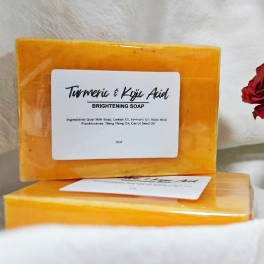 Lemon Turmeric & Kojic Acid Soap for All Skin Types