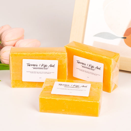 Lemon Turmeric & Kojic Acid Soap for All Skin Types